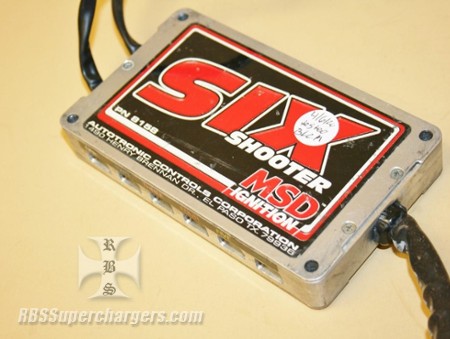 Used MSD 8158 Ignition Retard Box Six Shooter D (7010-0031D)