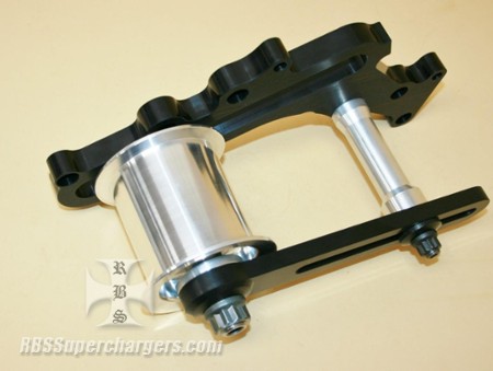 Hemi Angled Outboard Support Idler Bracket W/Idler Pulley 75mm Snout Support (1500-0013D)