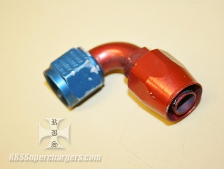 Used -10 90 Degree Fitting Non Swivel Alum. (7003-0054Z)
