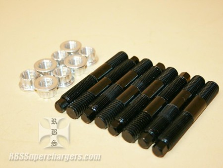 COMING SOON Roots Blower Stud Kit Alum. Nuts (900-0006)