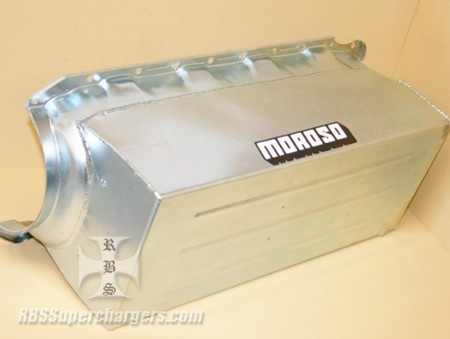 Moroso BBC Wet Sump Steel Stroker Oil Pan Straight #20025 (2600-0035X)