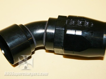 30 Degree Fitting Swivel Alum. Black Quick Disconnect Clamshell (XXDDRR4433)