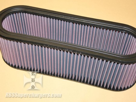 5.00' K&N Air Filter Element Tunnel Ram (390-0021)