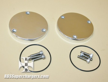 TBS Rear Bearing Caps Polished #1161 (1300-0022)