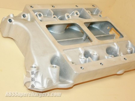 392/417 Hemi Blower Manifold Satin Assm. BDS (1100-0075A)