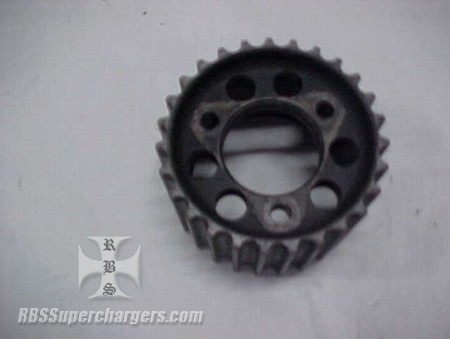 Used 13.9-27 tooth offset blower pulley mag (7001-0027M)