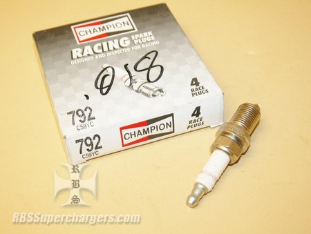 Used Champion Racing Spark Plugs (792) #V59YC (7011-0002O)