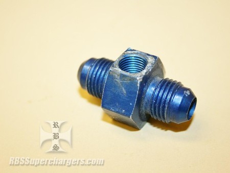 Used -6 Fuel/Oil Pressure Gauge Fitting AN To 1/8" NPT Port (7003-0073D)