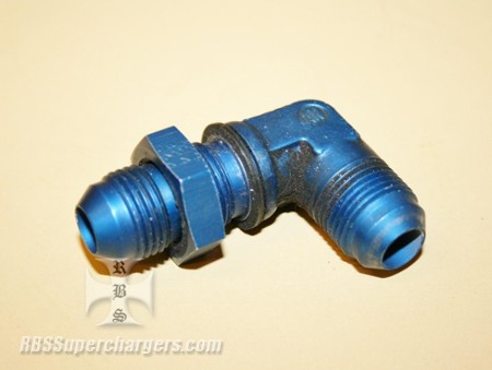 Used -8 Bulkhead Fitting 90 Flare (7003-0067E)