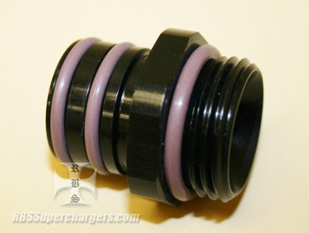 Male Fitting ORB Alum. Black Quick Disconnect Clamshell (88UU55FF44)