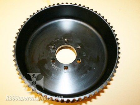 Used 11mm 65 GT Tooth Center Flange Blower Pulley 3.50" Wide (7001-1165C)