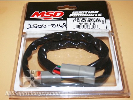 MSD Wiring Harness For Points Box 44 Amp #8143 (2500-0169)