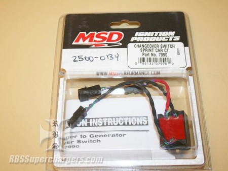 MSD Crank Trigger To Generator Cross Over Switch #7990 (2500-0134)