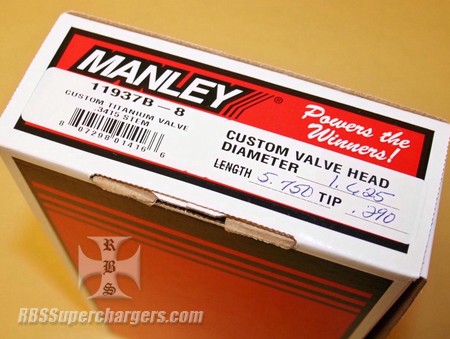 Used Manley Titanium SBC 11/32" 1.625" Exhaust Valve (7011-0015)