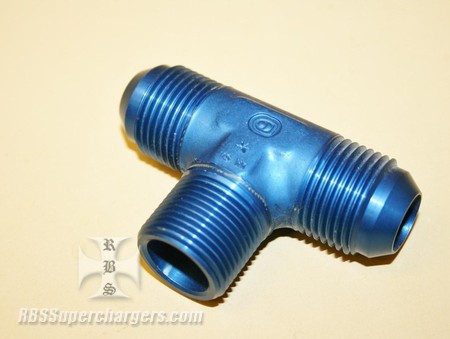 Used -12 Flare Tee/Male Branch 3/4" NPT (7003-0077E)