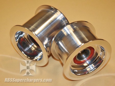 Billet Alum. Small Dia. Idler Pulley Polished (1510-0002)